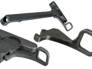 Charging Handle with Badger Tactical Latch Installed for AR15 / M16