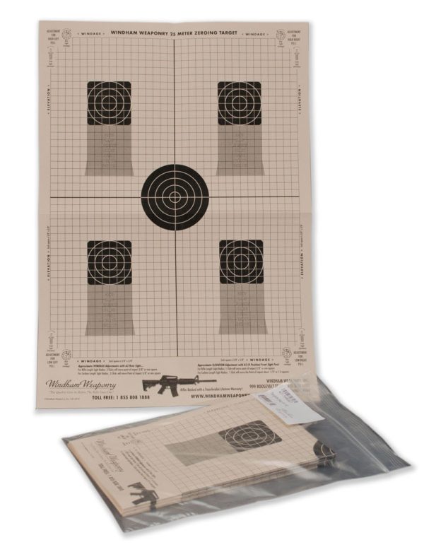 Windham Weaponry 25 Meter Zeroing Target - 10 Pack