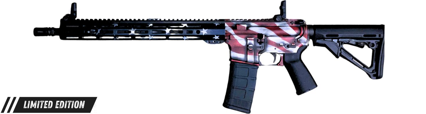 16" AMERICAN FLAG 5.56 Ar-15 Limited edition R16M4SFSM-FLAG