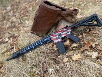 American Flag 5.56 AR-15 Rifle 16" - Image 2