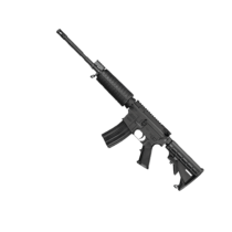 RIFLE 16M4 FLATTOP UPPER RECEIVER, 6 POS TELE STOCK SRC 223/556.