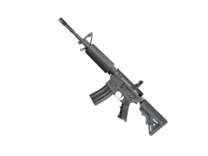 RIFLE 16M4 LESS HANDLE REAR FLIP SIGHT, WITH BRAVO STOCK