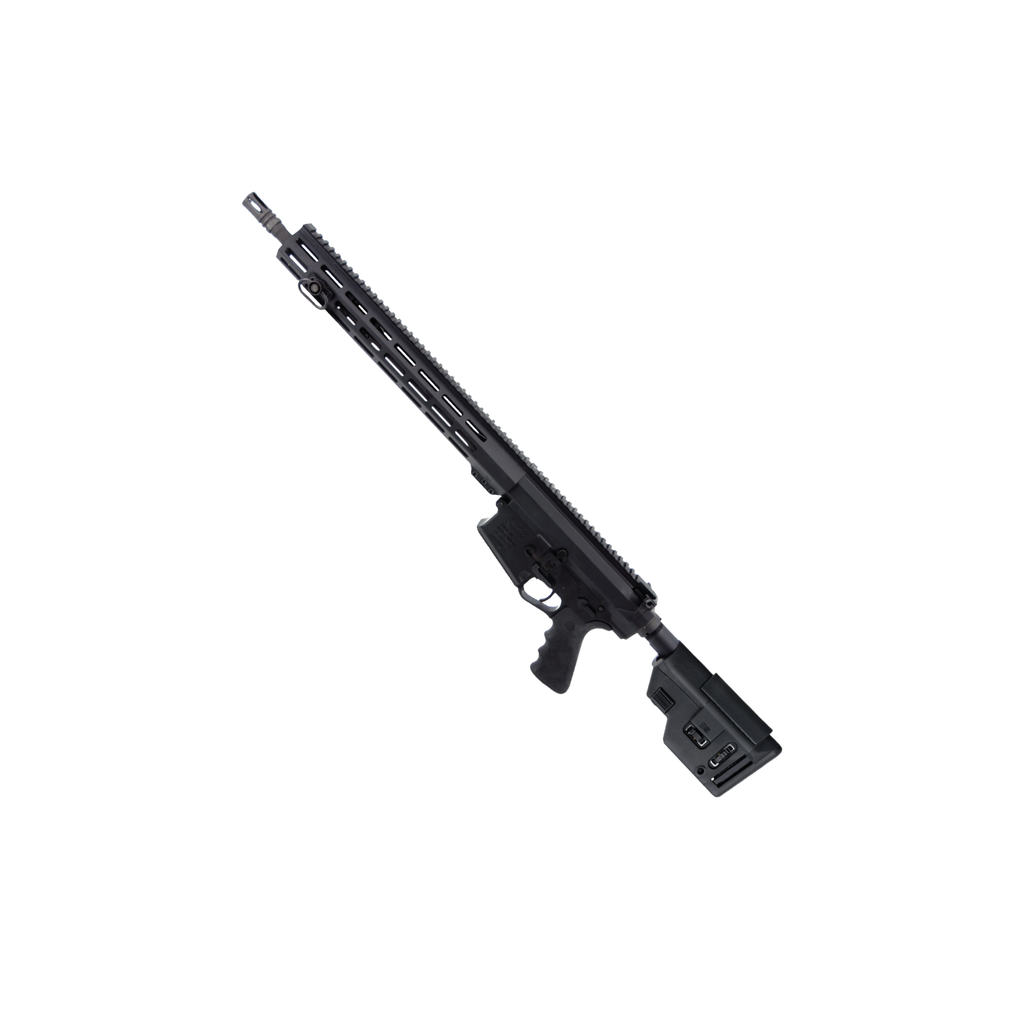 RIFLE 16 INCH BARREL 1/10 TWIST WITH 15 INCH WW HANDGUARD, COLLAPSIBLE PRECISION STOCK - 308